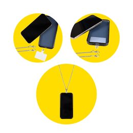 Stříbrný řetízek na telefon