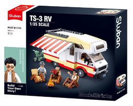 Sluban Model Bricks M38-B1193 Obytný vůz TS-3 v měřítku 1:35