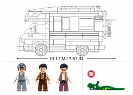 Sluban Model Bricks M38-B1193 Obytný vůz TS-3 v měřítku 1:35