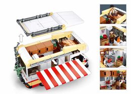 Sluban Model Bricks M38-B1193 Obytný vůz TS-3 v měřítku 1:35