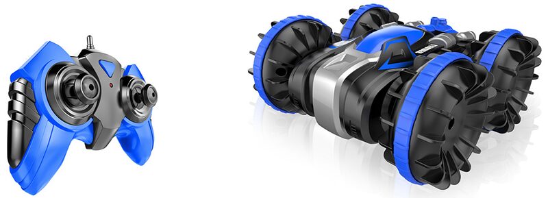 R/C 1:18 Obojživelné auto - modré