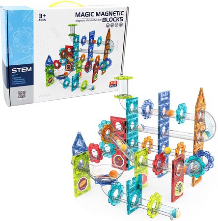 Magnetická kuličková dráha 214 ks