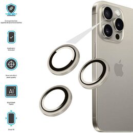Cam Glass iPhone 16 Pro/Pro Max TI FIXED