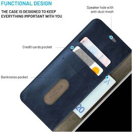 Pouzdro kniha Galaxy A25 5G modrá FIXED
