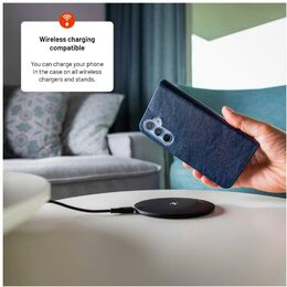 Pouzdro kniha Galaxy A25 5G modrá FIXED