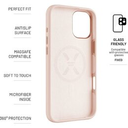 MagFlow iPhone 16 Plus růžový FIXED