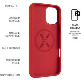 MagFlow iPhone 16 Plus červený FIXED