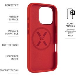 MagFlow iPhone 16 Pro červený FIXED