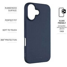 Kryt Story iPhone 16 modrý FIXED
