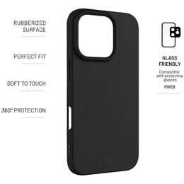 Kryt Story iPhone 16 Pro černý FIXED