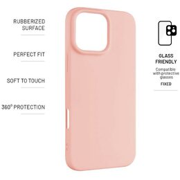 Kryt Story iPhone 16 ProMax růžový FIXED
