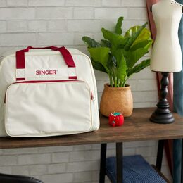 617L CARRY CASE CRM/RED ROWA&B SINGER