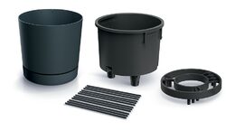 Květináč Prosperplast HOME GROWER na pěstování rajčat 35 l antracit