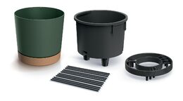 Květináč Prosperplast HOME GROWER na pěstování rajčat 35 l tmavě zelený