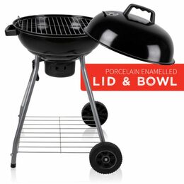 BBQ COLLECTION Gril na dřevěné uhlí kulatý 45 cm ED-241456