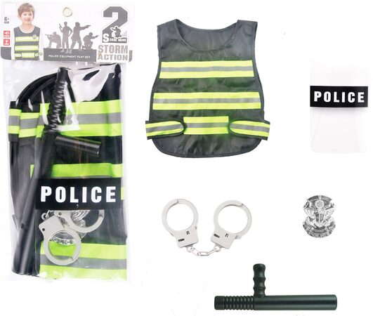 POLICIE - Policejní vesta s obuškem