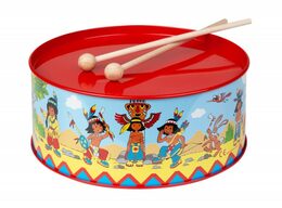 Bubínek indiáni kov průměr 20cm výška 9cm
