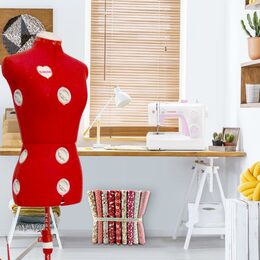 SINGER SM/MD RED DRESSFORM SINGER