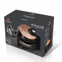 BERLINGERHAUS Otočný vaflovač na 4 vafle se stojanem Rosegold Metallic Line BH-9451