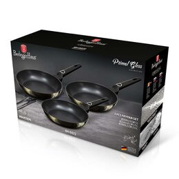 BERLINGERHAUS Sada pánví s titanovým povrchem 3 ks Primal Gloss Collection BH-6072