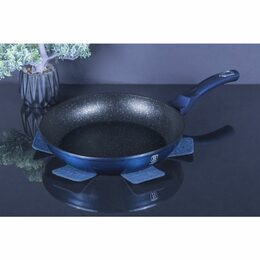 BERLINGERHAUS Pánev s mramorovým povrchem 28 cm Aquamarine Metallic Line BH-1872