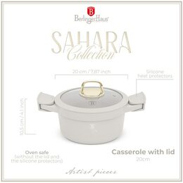 BERLINGERHAUS Kastrol s poklicí s titanovým povrchem 20 cm Sahara Collection BH-7786