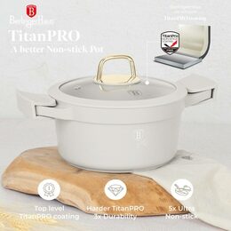 BERLINGERHAUS Kastrol s poklicí s titanovým povrchem 20 cm Sahara Collection BH-7786