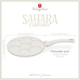 BERLINGERHAUS Lívanečník s titanovým povrchem 26 cm 7 pozic Sahara Collection BH-7794