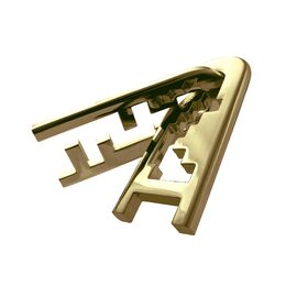 Mini Huzzle Cast - Keyhole gold