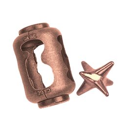 Mini Huzzle Cast - Cage antique copper