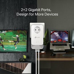 Powerline ethernet TP-Link PGW2440 KIT G.hn adaptér (1428 Mbps), 1x GLan, Wifi AX1800