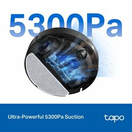Vysavač TP-Link Tapo RV30 Max robotický s mopem, výkon 5300 Pa