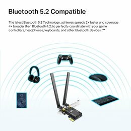 Síťová karta TP-Link Archer TX20E AX1800 WiFi 6, PCI-e, Bluetooth, odnímatelná anténa