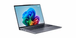 Ntb Acer Swift Go 14 AI (SFG14-01-X2KK) Qualcomm SnapdragonX Plus (X1P 42 100), 14.5", RAM 16GB, SSD 1024 GB, Qualcomm Adreno, FPR, Microsoft Windows 11 Home - šedý