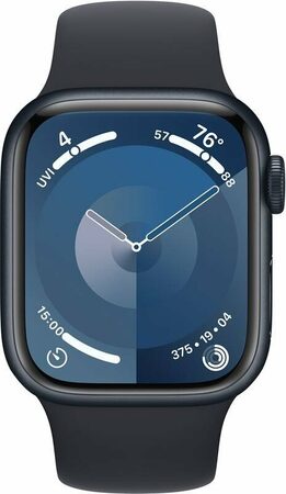 Hodinky Apple Watch Series 9 GPS, 41mm Midnight Aluminium Case with Midnight Sport Band - M/L