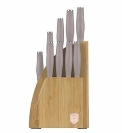BERLINGERHAUS Sada nožů se stojanem BAMBOO 10 ks Taupe Collection BH-3122