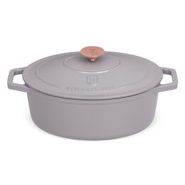 BERLINGERHAUS Pekáč litinový s poklicí 30 cm Taupe Collection BH-6541