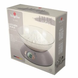 BERLINGERHAUS Váha kuchyňská s miskou Taupe Collection BH-9616