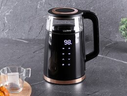BERLINGERHAUS Rychlovarná konvice s regulací teploty digitální 1,7 l Black Rose Collection BH-9477