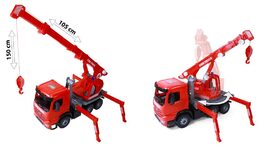 Lena Auto jeřáb plast 70 cm 3-osý Mercedes Actros