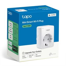 Chytrá zásuvka TP-Link Tapo P100M, Matter - bílá