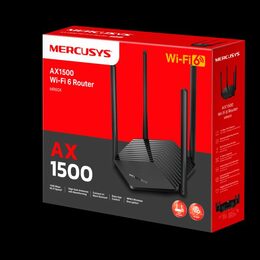 WiFi router TP-Link MERCUSYS MR60X AX1500 dual AP/router, 2x GLAN, 1x GWAN