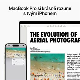 Notebook Apple MacBook Pro 14" M3 Pro 11-core CPU 14-core GPU 18GB 512GB Vesmírně černý CZ - Rozbaleno