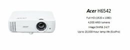 Projektor Acer H6542 DLP, Full HD, 3D, 16:9,