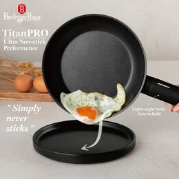 BERLINGERHAUS Sada nádobí s titanovým povrchem 10 ks Matte Black Collection BH-8197
