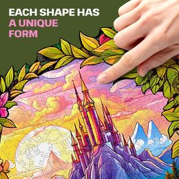 EscapeWelt Dřevěné puzzle Kouzelný les 200 dílků