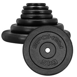 Spokey SINIS Litinový kotouč, 29 mm, 5 kg