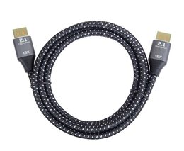 Kabel DisplayPort 2.1, 16K@60Hz, kovové a zlacené konektory, 1m