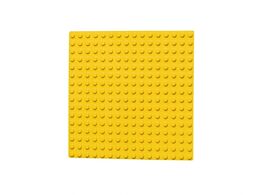 L-W Toys Podložka na stavění JUNIOR 16x16 bodů žlutá