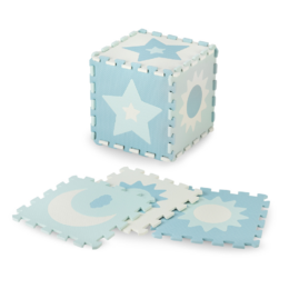 Hrací podložka pěnové puzzle MoMi NEBE modré